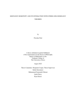 Khovanov homotopy and its interaction with other link homology theories