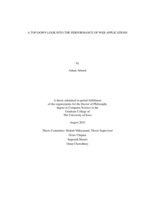 A top-down look into the performance of web applications
