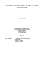 Weight stigma in sexual minority women and its relation to health and health behaviors