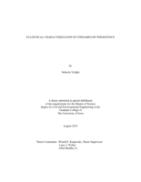 Statistical characterization of streamflow persistence