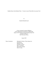 Healthy homes need healthy water: toward a lead in water risk assessment tool