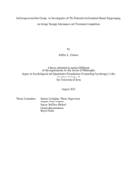 In-group versus out-group: an investigation of the potential for gendered racial subgrouping on group therapy attendance and treatment completion