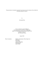 Characterization of simulated cough with virus bioaerosol and evaluation of face shields for controlling inhalation exposure