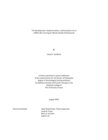 The development, implementation, and evaluation of an LGTBQ ally training for mental health professionals