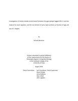 Investigation of meiotic double-strand break formation through epitope-tagged SPO-11 and the study of its novel regulator, and the recruitment of early repair proteins as function of age and sex of C. elegans