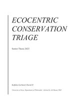 Ecocentric Conservation Triage
