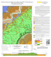 Surficial Geologic Map of the Muscatine NW 7.5' Quadrangle, Muscatine County, Iowa