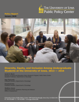 Diversity, Equity, and Inclusion Among Undergraduate Students at the University of Iowa, 2013 – 2016