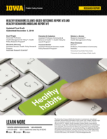 Healthy Behaviors Claims-Based Outcomes Report #3 and Healthy Behaviors Modeling Report #2