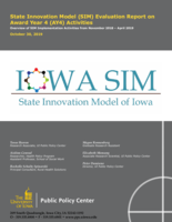 State Innovation Model (SIM) Evaluation Report on Award Year 4 (AY4) Activities: Overview of SIM Implementation Activities from November 2018 – April 2019