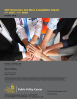 SIM Outcomes and Data Acquisition Report CY 2015 - CY 2018