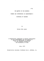 The method in the madness: themes and conventions in Shakespeare's portrayal of madness