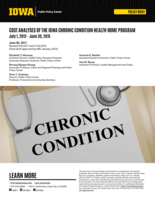 Cost Analyses of the Iowa Chronic Condition Health Home Program: July 1, 2012 - June 30, 2015