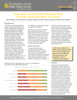 Evaluation of the Dental Wellness Plan: Provider Attitudes After Two Years