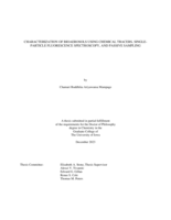 Characterization of bioaerosols using chemical tracers, single-particle fluorescence spectroscopy, and passive sampling