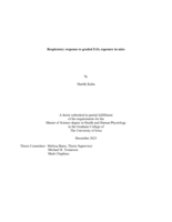 Respiratory response to graded FIO2 exposure in mice