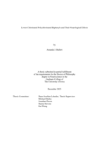 Lower chlorinated polychlorinated biphenyls and their neurological effects