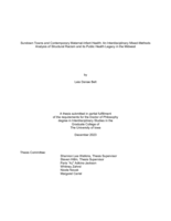 Sundown towns and contemporary maternal-infant health: an interdisciplinary mixed-methods analysis of structural racism and its public health legacy in the Midwest