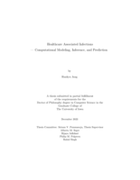 Healthcare associated infections: computational modeling, inference, and prediction