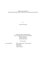 Opera in the second city: negotiating national operatic identities in and around 1920s Chicago