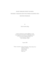 Smart wireless power transfer: precisely targeted inductive power transfer using receiver feedback