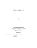 Supportive communication processes of caregivers involved in the child welfare system