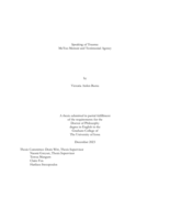 Speaking of trauma: MeToo memoir and testimonial agency
