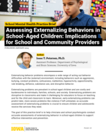 Assessing Externalizing Behaviors in School-Aged Children: Implications for School and Community Providers