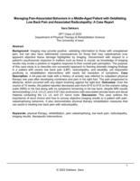 Managing Pain-Associated Behaviors in a Middle-Aged Patient with Debilitating Low Back Pain and Associated Radiculopathy: A Case Report