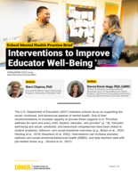 Interventions to Improve Educator Well-Being