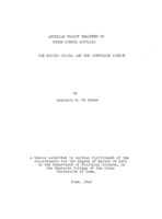 American policy relating to crude rubber supplies : the United States and the Stevenson scheme