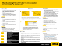 Standardizing Patient Portal Communication