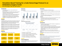 Utilizing simulation-based training to ensure code hemorrhage protocol compliance in an ambulatory surgery center
