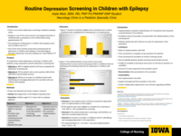 Routine Depression Screening in Children with Epilepsy
