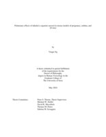 Pulmonary effects of inhaled e-cigarette aerosol in mouse models of pregnancy, asthma, and EVALI