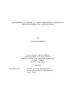 Development of a physically based streamflow temperature prediction model for a river network