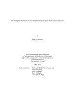 Elucidating the mechanism of a novel chemotherapy regimen for soft tissue sarcomas