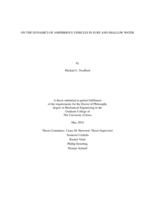 On the dynamics of amphibious vehicles in surf and shallow water