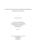 My ordinary life: understanding African American middle-class graduating students on historically white college campuses