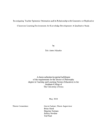 Investigating teacher epistemic orientation and its relationship with generative or replicative classroom learning environments for knowledge development: a qualitative study