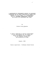 A comprehensive performance project in saxophone literature and an essay consisting of three trio sonatas by C.P.E. Bach, J.P. Schiffelholz, and G.P. Telemann transcribed, realized and edited for saxophones and piano