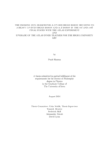 The smoking gun: search for a CP-odd Higgs Boson decaying to a heavy CP-even Higgs Boson and a Z Boson in the ℓℓtt¯ and ννb ¯ ¯b final states with the ATLAS Experiment and upgrade of the ATLAS inner tracker for the high luminosity LHC