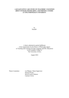 A qualitative case study on teachers’ cognition about integrated reading and writing course at one Indonesian university