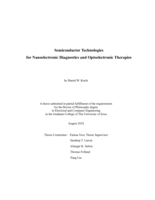 Semiconductor technologies for nanoelectronic diagnostics and optoelectronic therapies
