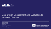 Data-Driven Engagement and Evaluation to Increase Diversity