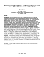 Patient Centered Care in the Acute Setting: A Case Report on the Psychosocial Aspects of Care in a Patient with Agitation, Dementia, and Bipolar Disorder