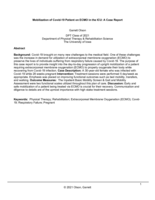 Mobilization of Covid-19 Patient on ECMO in the ICU: A Case Report