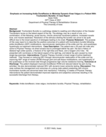 Emphasis on Increasing Ankle Dorsiflexion to Minimize Dynamic Knee Valgus in a Patient With Trochanteric Bursitis: A Case Report