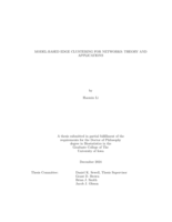 Model-based edge clustering for networks:  theory and applications