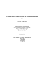 The autistic subject, Lacanian foreclosure and neurological displacement